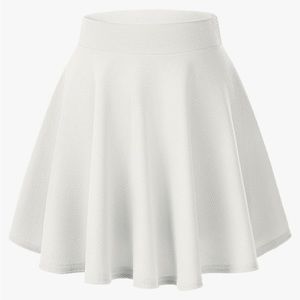 NWOT White Skater Skirt